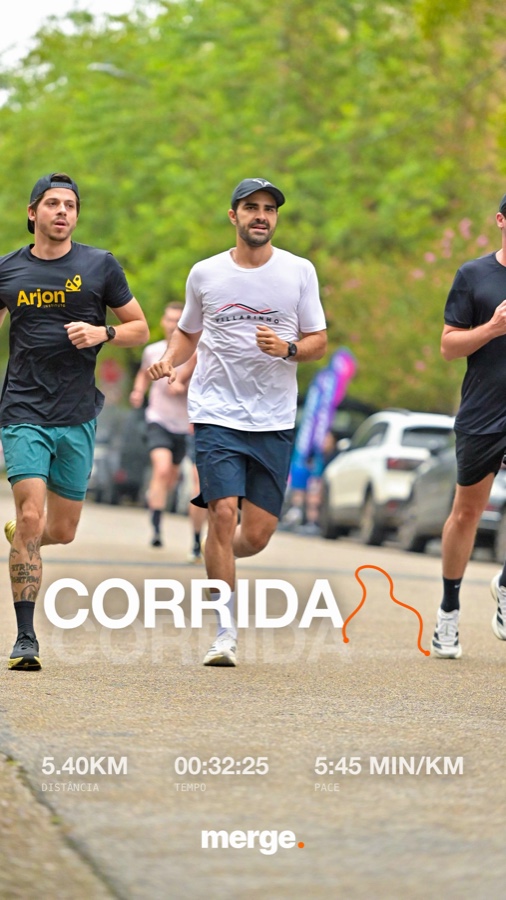 Story criado no app da Merge